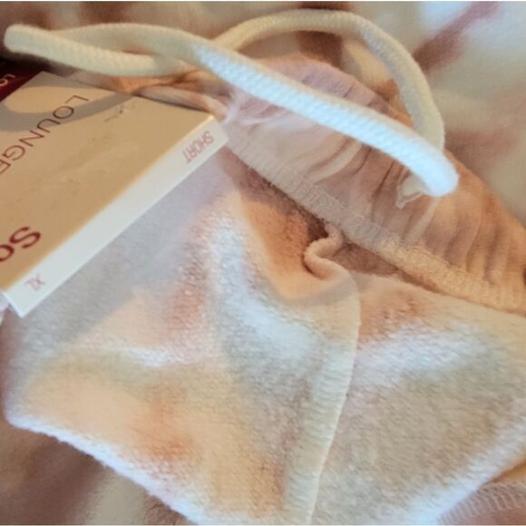 NWT Tie-Dye SO Mid-Rise Cotton Blend Lounge Life Shorts XL - Picture 4 of 4